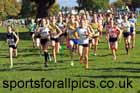 Girls under-15s 2022 Northern Cross Country Relays, Graves Park, Sheffield. Photo: David T. Hewitson/Sports for All Pics